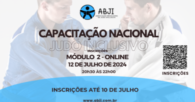 2º MÓDULO DA CAPACITAÇÃO NACIONAL DE JUDÔ INCLUSIVO