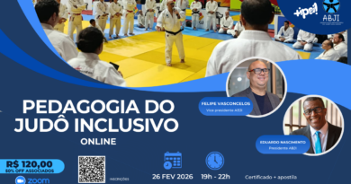 Mini Curso de Pedagogia do Judô Inclusivo, promovido pela ABJI – Associação Brasileira de Judô Inclusivo