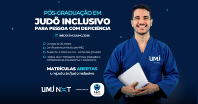 Centro Universitário UMJ – Centro Universitário Mario Pontes Jucá lançou a Pós-Graduação em Judô Inclusivo para Pessoas com Deficiência, em parceria com a ABJI – Associação Brasileira de Judô Inclusivo
