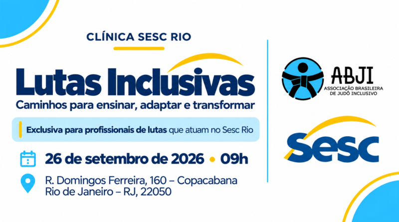 Clínica Sesc Rio – Lutas Inclusivas Clínica Sesc Rio – Lutas Inclusivas